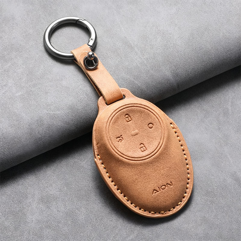 Key Holder Leather Pouch - Autosleutelhoes voor Gac Aion V UT