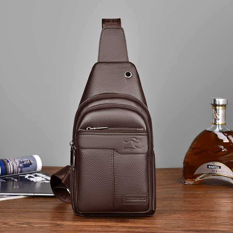 Luxury Bags Office - Luxe Merk Borsttas Lederen Messenger Bag