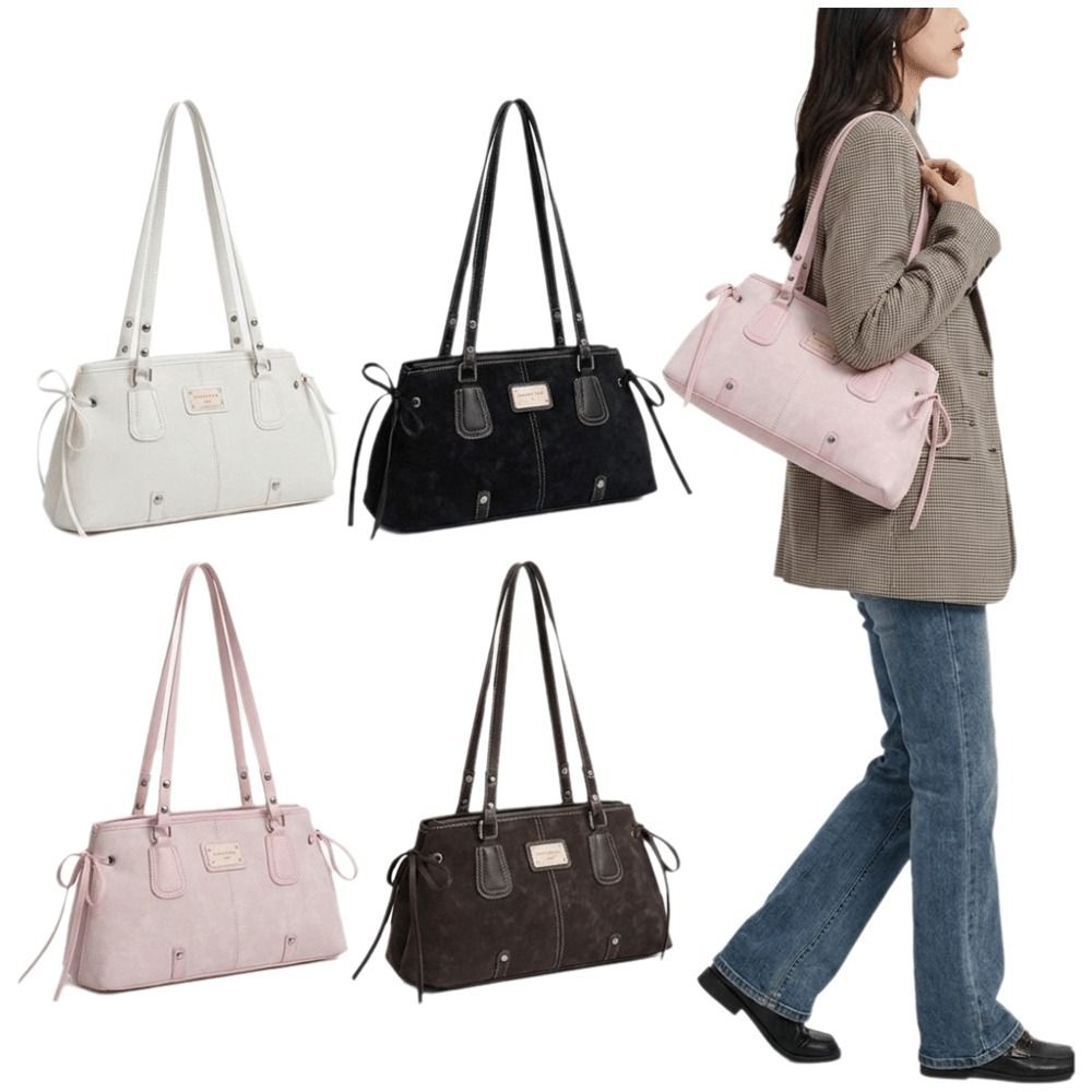 Structured Handbag Top Handle - Minimalistische Kunstleren Tote Bag met Structuur,