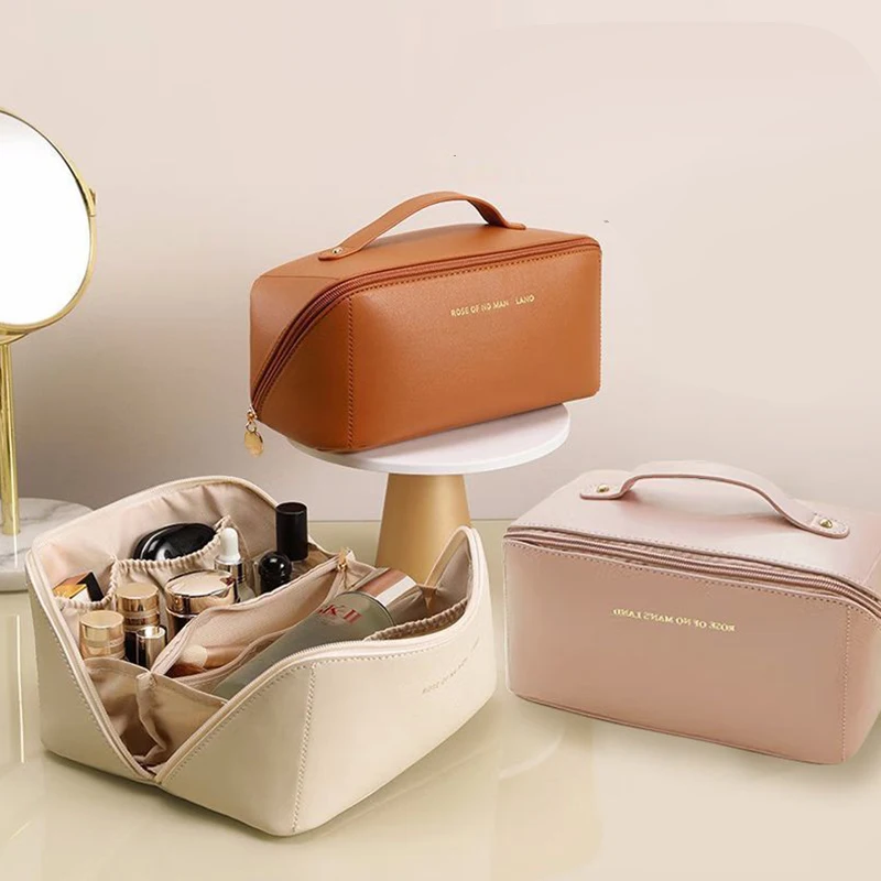 Luxury Ziploc Bags - Cosmetiktas Grote Capaciteit Make-up Dames Toiletartikelen