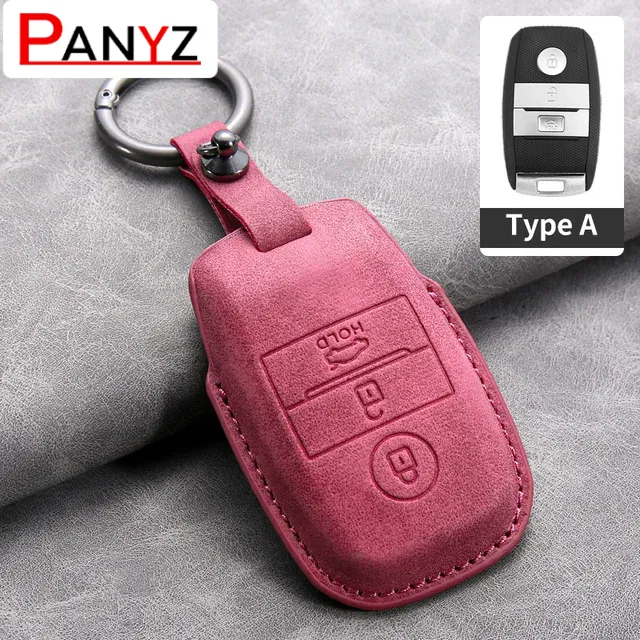 Key Holder Leather Pouch - Autosleutel Beschermhoes Shell Houder Protector Tas