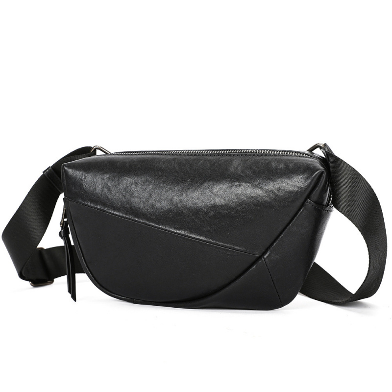 Saddle Bag Distressed - Vintage, verweerde borsttas van echt leer