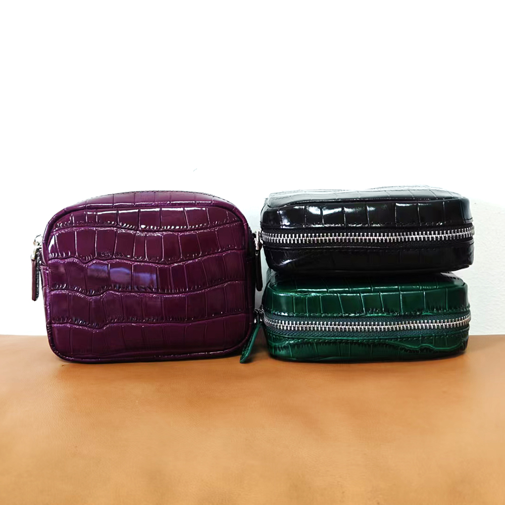 Luxe klein etui van imitatiekr - Luxury Ziploc Bags recensie en prijs