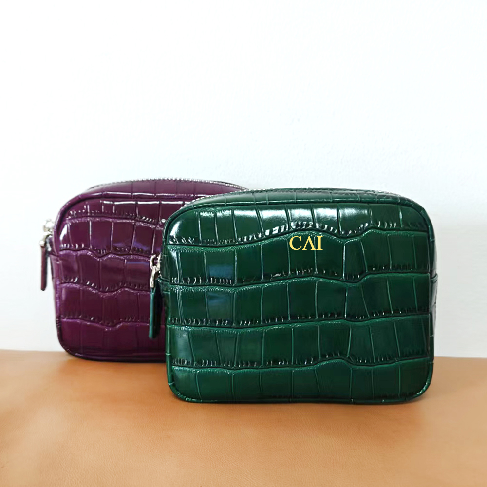Luxe klein etui van imitatiekr - Luxury Ziploc Bags recensie en prijs