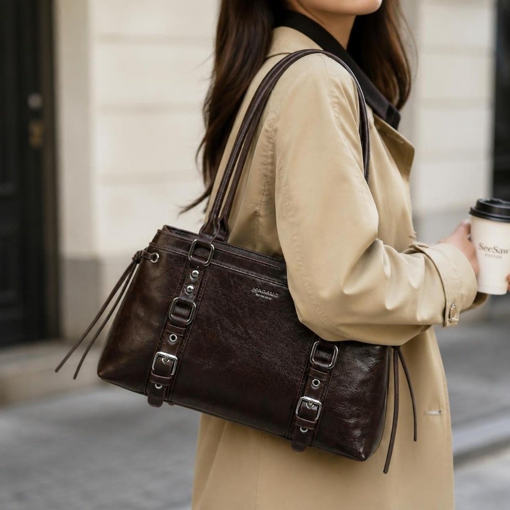 Duurzame, gestructureerde dame - Structured Handbag Top Handle recensie en prijs