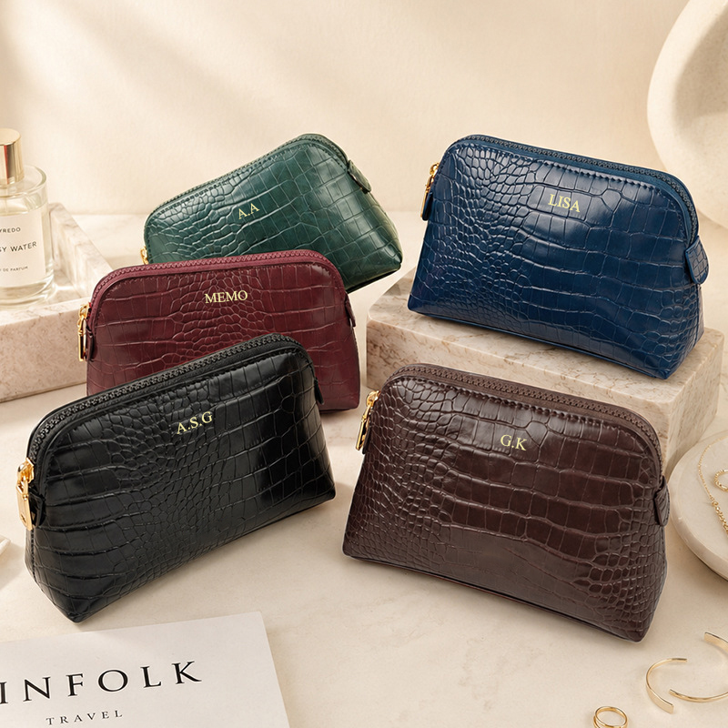 Luxe cosmetische tas met kroko - Luxury Bags China Wholesale recensie en prijs