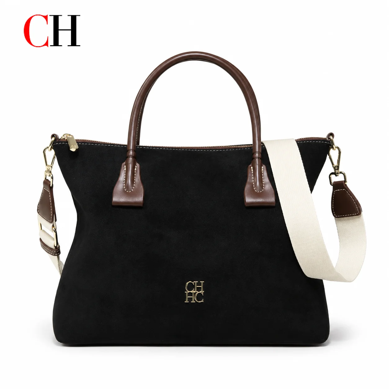 CH Premium Dames Suède Tote Ba - Structured Handbag Top Handle recensie en prijs