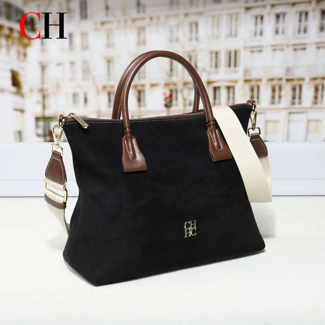 CH Premium Dames Suède Tote Ba - Structured Handbag Top Handle recensie en prijs