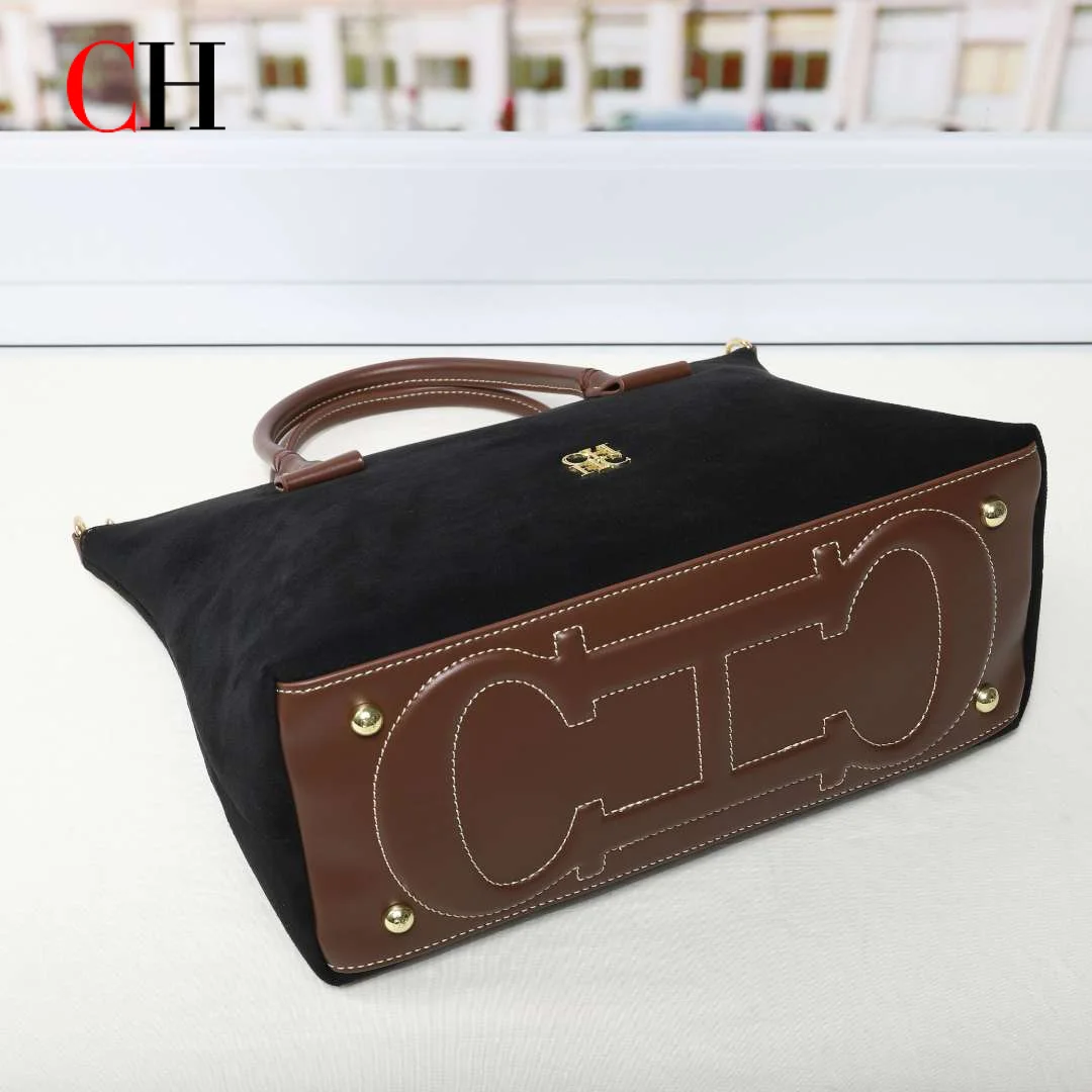 CH Premium Dames Suède Tote Ba - Structured Handbag Top Handle recensie en prijs