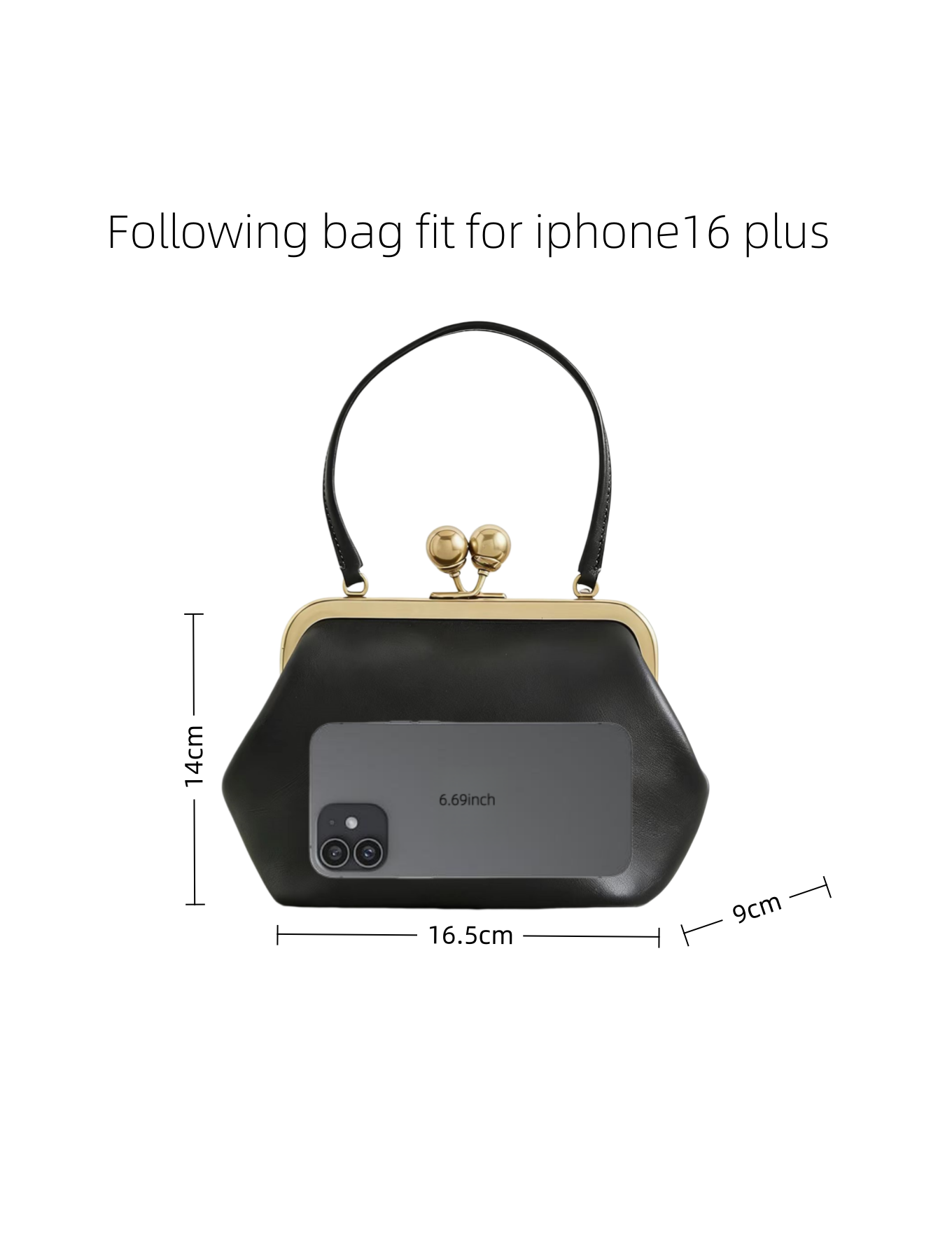 dames kleine kisslock tas met  - Structured Handbag Top Handle recensie en prijs