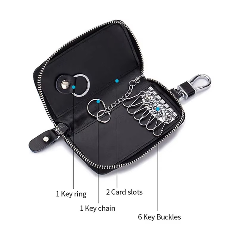 Nieuwe Lederen Sleutelhanger S - Key Holder Leather Pouch recensie en prijs