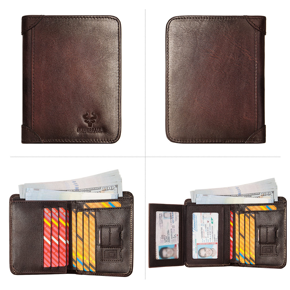 Echt lederen herenportemonnee  - Luxury Bags Photos recensie en prijs