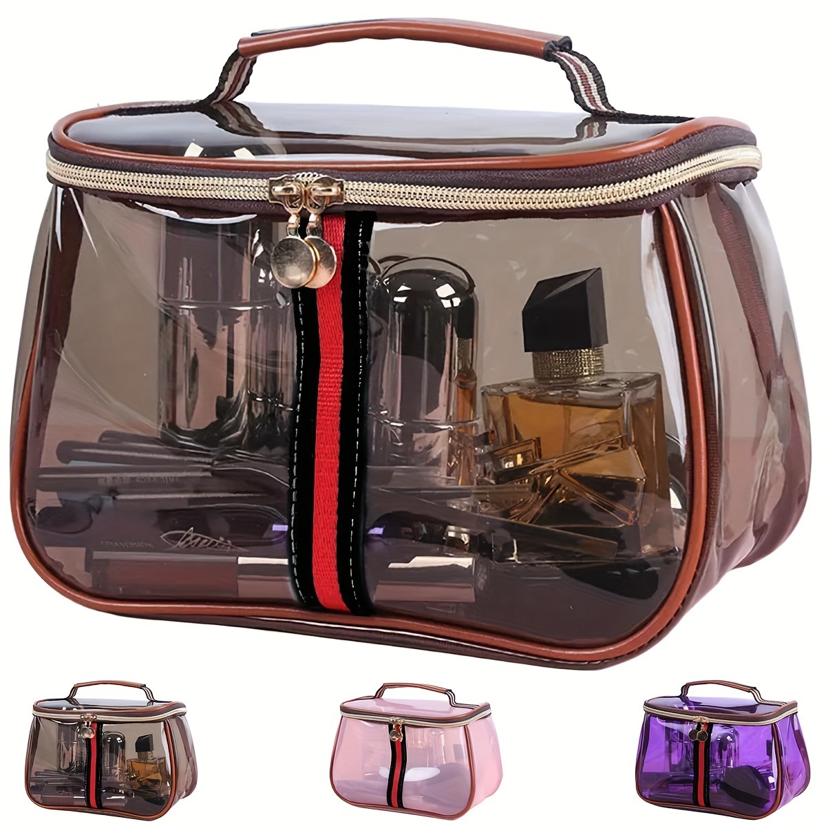 Transparante toilettas voor da - Structured Handbag Top Handle recensie en prijs