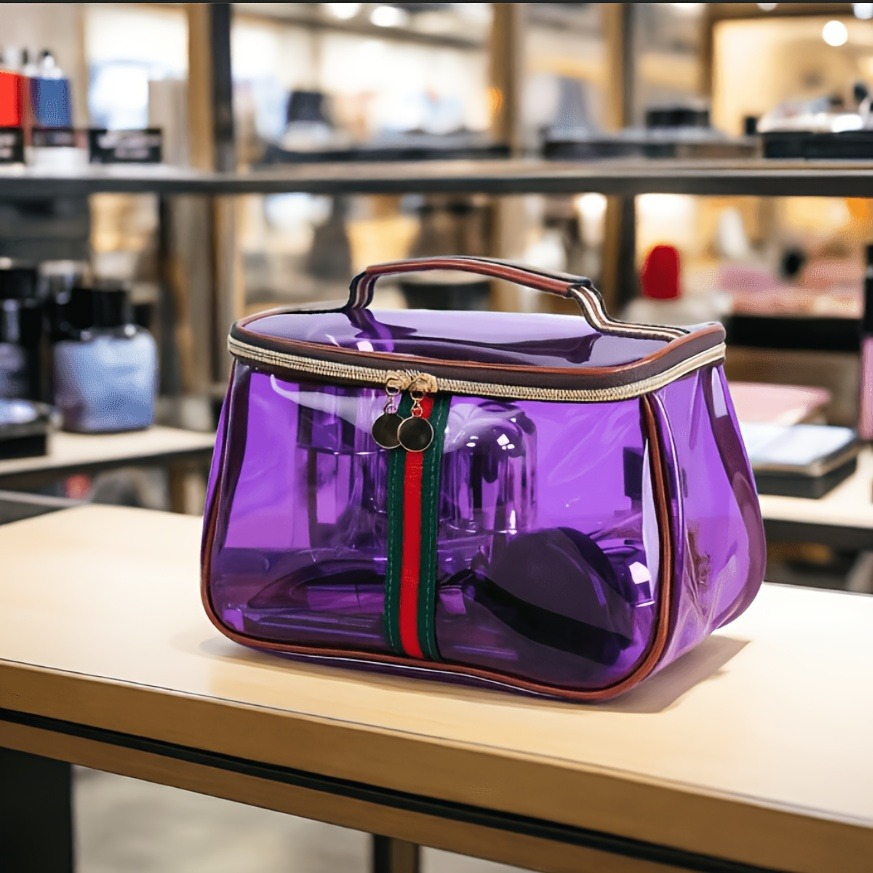 Transparante toilettas voor da - Structured Handbag Top Handle recensie en prijs