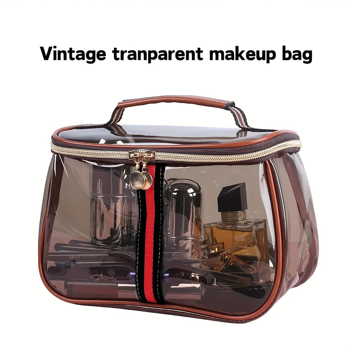 Transparante toilettas voor da - Structured Handbag Top Handle recensie en prijs