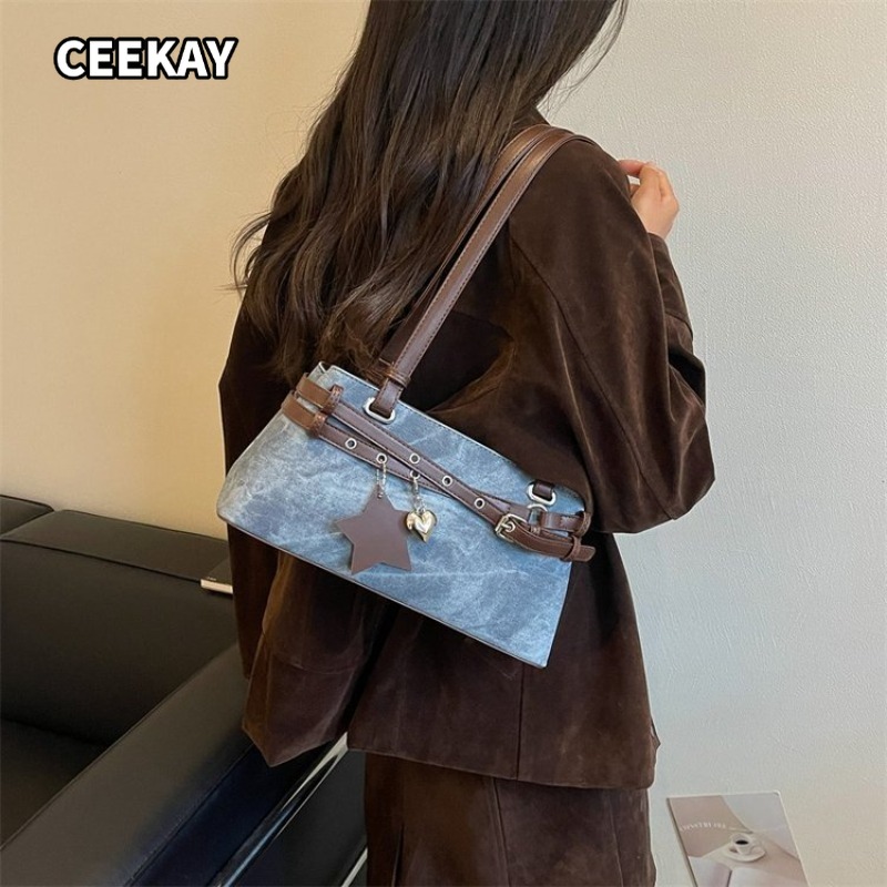 CEEKAY Dameshandtas, meerkleur - Saddle Bag Distressed recensie en prijs