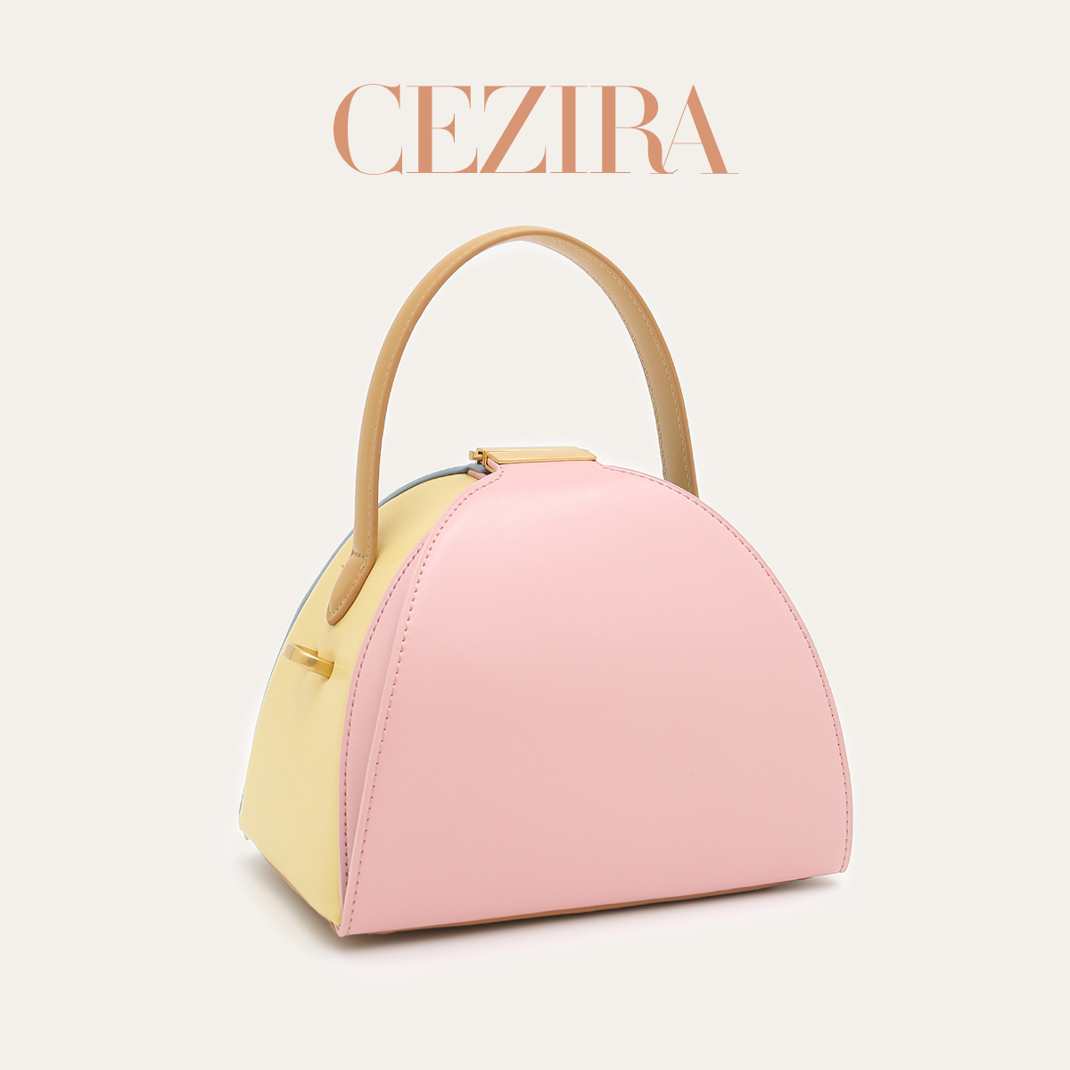 CEZIRA Nieuwe PU Lederen Dames - Structured Handbag Top Handle recensie en prijs