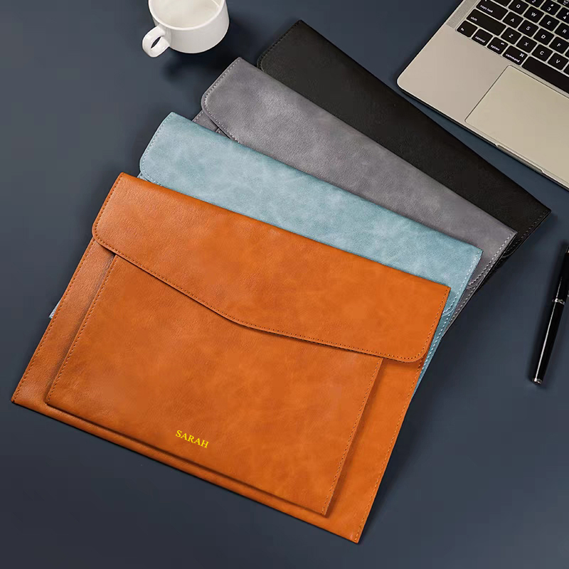 Aangepaste letters lederen A4  - Luxury Bags Office recensie en prijs