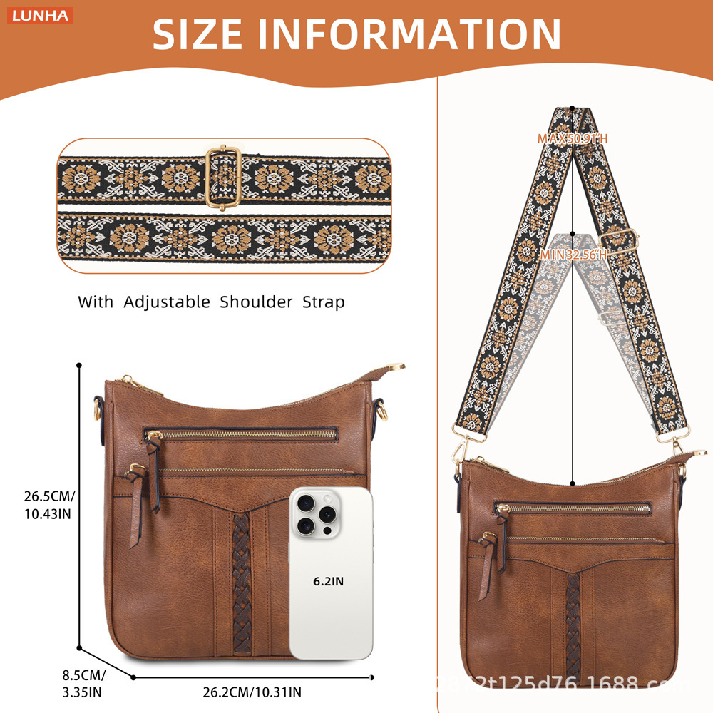 Vintage gevlochten bucket cros - Saddle Bag Distressed recensie en prijs