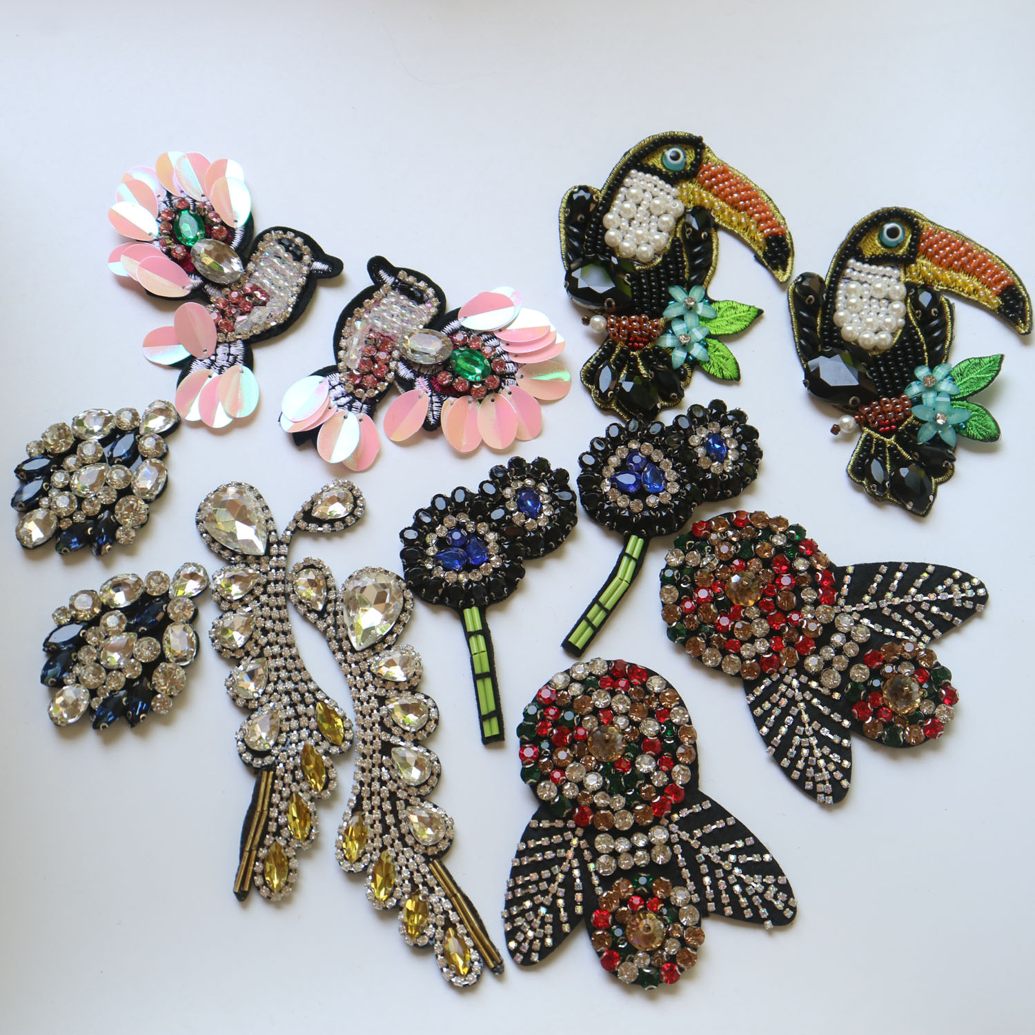 2 stk/partij luxe strass-patch - Luxury Bags Photos recensie en prijs